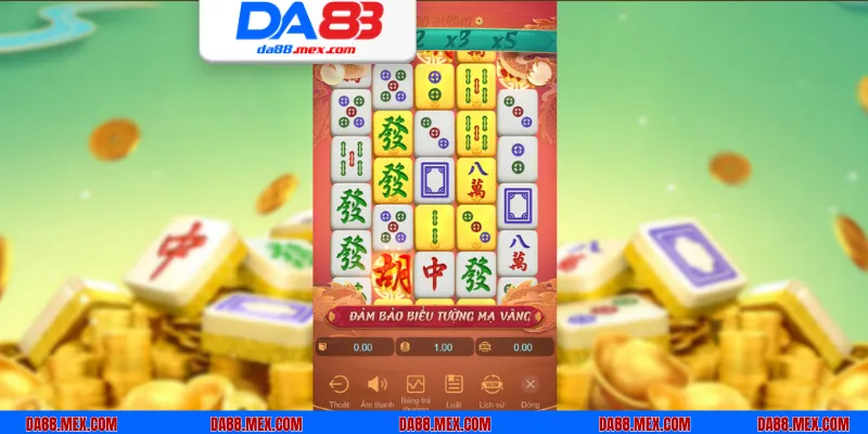 Bạn chọn mức tiền cược phù hợp rồi bấm nút “Quay”